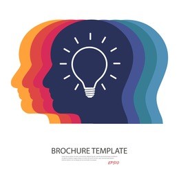 human head thinking a new idea