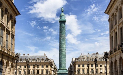 view of place vendome in paris