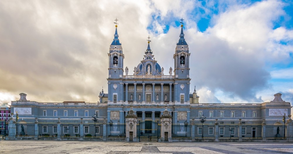 the almudena cathedral in madrid