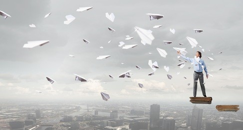 he doesn't take life too seriously . mixed media