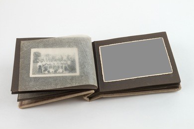 album  photo album family story time vintage