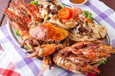 grilled seafood