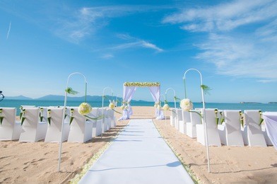 wedding on the beach