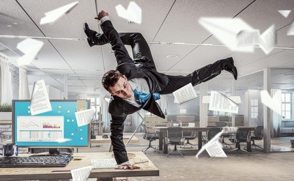 he is got the deal . mixed media