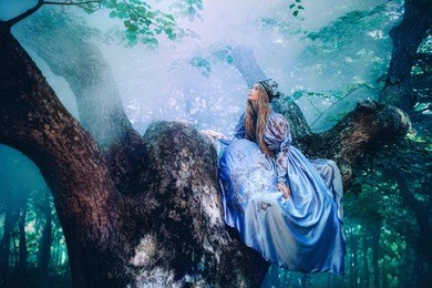 princess in magic forest
