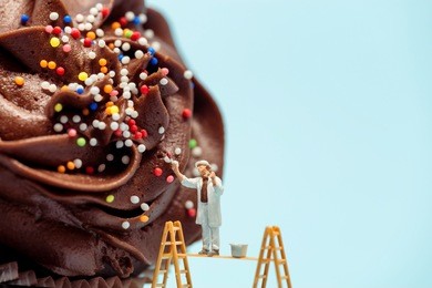 miniature painter coloring painters coloring cupcake.