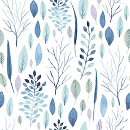 vector cute watercolor seamless flower pattern. big set of watercolor floral elements. can be used for cards, invitations, save the date cards and many more.