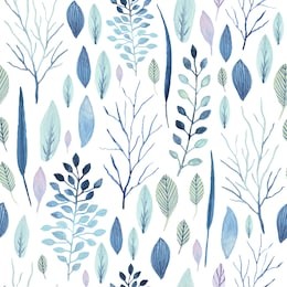 cute watercolor seamless flower pattern. big set of watercolor floral elements. can be used for cards, invitations, save the date cards and many more.