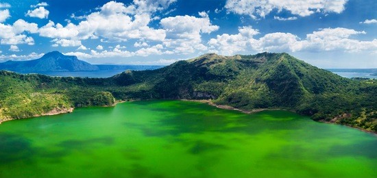 taal - the smallest in the world volcano, manila, philippines