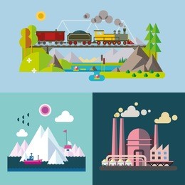 modern flat design conceptual illustration.
