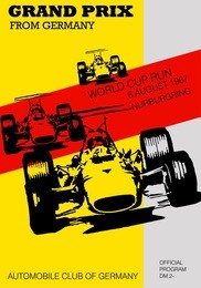 old styled race poster
