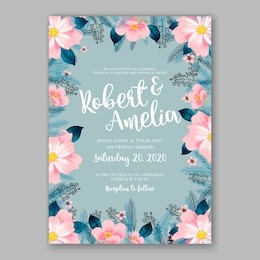 romantic pink peony bouquet bride wedding invitation template design. winter christmas wreath of pink flowers and pine and fir branches.