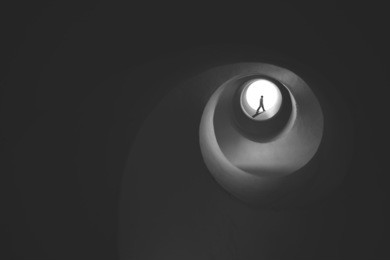 man getting out from swirl