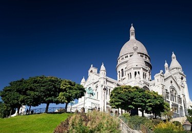 the basilica of the sacred heart of jesus of paris (sacre-c?ur basilica, basilique du sacre-c?ur). paris, france.
