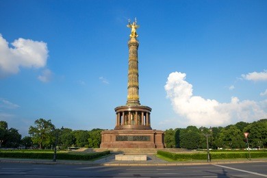 berlin victory column. berlin, germany
