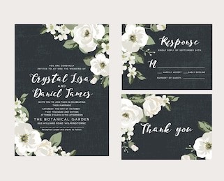  wedding collection,wedding design,invitation card,romantic floral,white flower