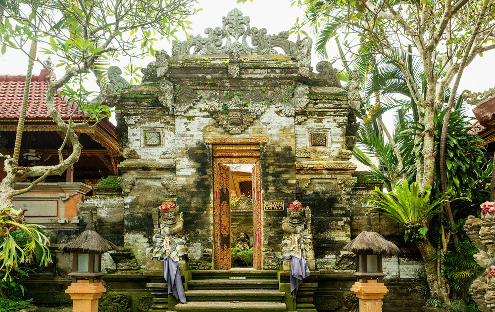 ubud palace, bali, indonesia.