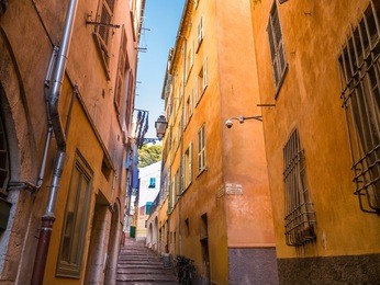 side streets in nice - france