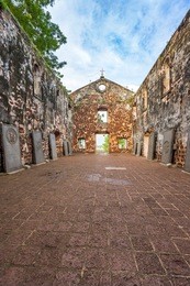 st. paul's church is a historic church building in malacca, malaysia that was originally built in 1521, making it the oldest church building in malaysia and southeast asia
