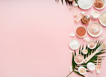 image of homemade cosmetics ingredients. aroma theme