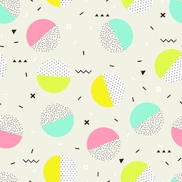 memphis  style texture, pattern and geometric elements. modern abstract design poster, cover, card design.