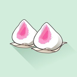 steamed peach shaped bun