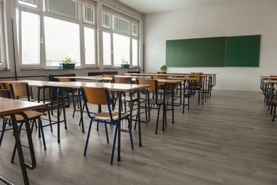 empty school classroom