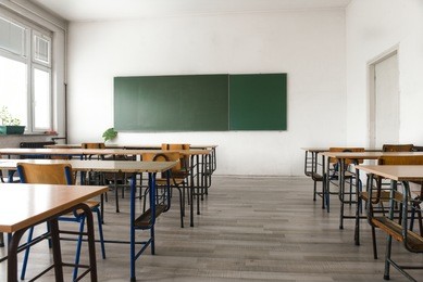 empty school classroom