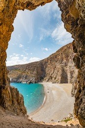 paradise beach, crete island, eastern europe