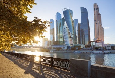 moscow city international business center in russia
