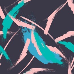 seamless abstract hand drawn brushstroke shapes pattern texture . simple modern geometric chevron print in vector hand drawn hipster stylish pattern