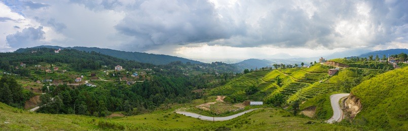 nagarkot nepal, mountain 