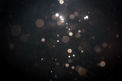 black abstract bokeh background