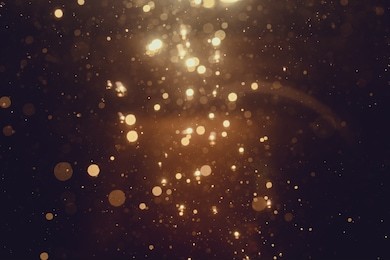 gold abstract bokeh background