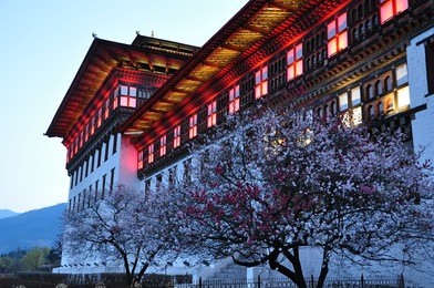 trashi chhoe dzong, timphu bhutan