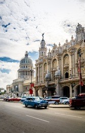 great theater (gran teatro) and capitolio - havana, cuba