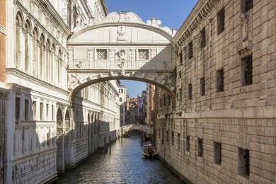 ponte dei sospiri, bridge of sighs, venice, italy