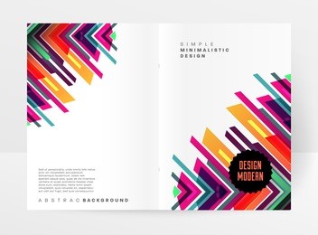 geometric background template for covers, flyers, banners, posters and placards, may be used for presentations and book covers, eps10 vector illustration