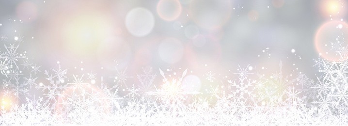 winter banner with snowflakes. vector illustration.