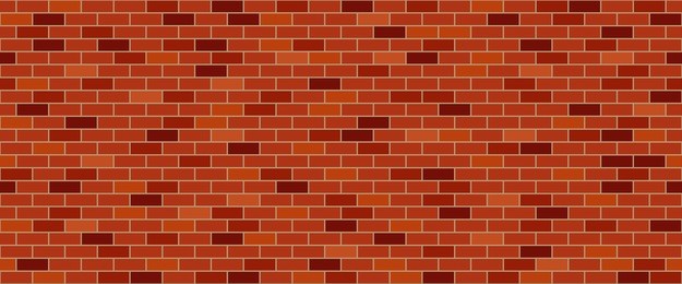 red brick wall.