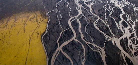 aerial view of myrdalssandur