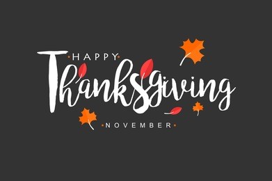 hand drawn thanksgiving typography. thanksgiving vector vintage style calligraphy for poster, postcard and invitation card