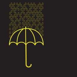 umbrella and rain