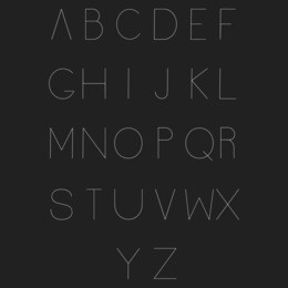 font. typeface. alphabet. font with minimal design. 