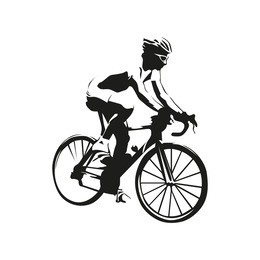 cyclist vector illustration. road cycling