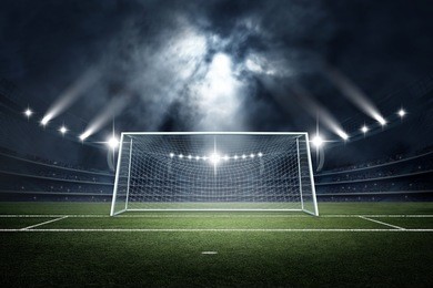 goal post 3d rendering