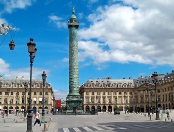 the place vendome in paris city france
