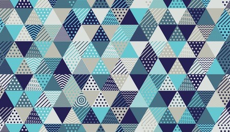 geometric triangle vector pattern 