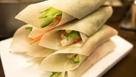 chinese food yunnan cuisine vegetable rolls