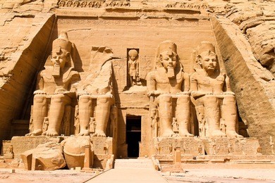 highlight of a trip to egypt. the felstempel in abu simbel.